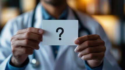 Doctor Holding a Question Mark: Uncertainty in Healthcare