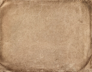 Old vintage paper with wrinkled edges