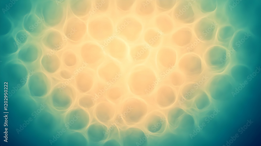 Poster abstract background creates a soft, dreamlike effect with gradient colors