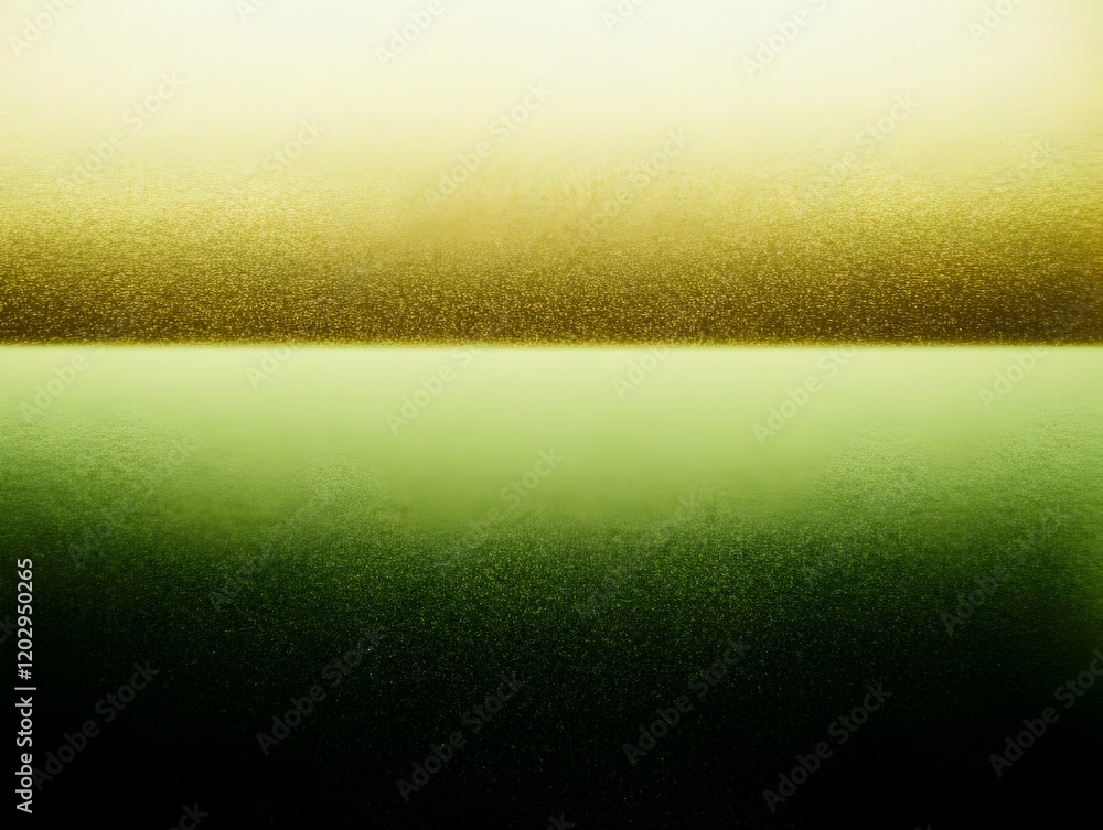 Poster abstract background blends gold and green with subtle texture and gradient effect