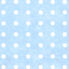 Pastel Blue Polka Dot Background Illustration