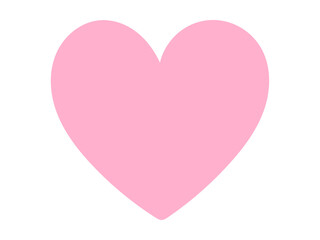 ピンクのハートのベクターイラスト