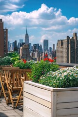 Fototapeta premium Roof Chairs