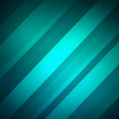 Obraz premium Abstract teal diagonal stripes background creates modern and vibrant feel, perfect for presentations.