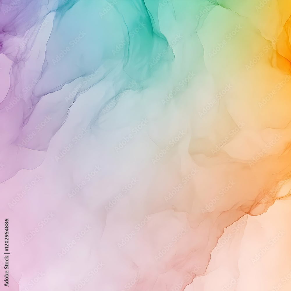 Poster abstract colorful background blends softly with subtle hues and dreamy textures for art projects