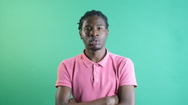 Bored African Man