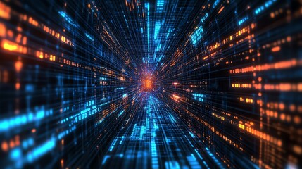 Obraz premium Business intelligence focuses on maximizing data utilization across all business functions.