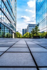 Fototapeta premium corporate headquarters downtown for business