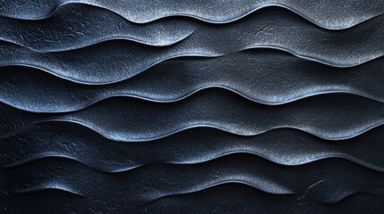 Fototapeta premium Wall Wave Pattern Close Up