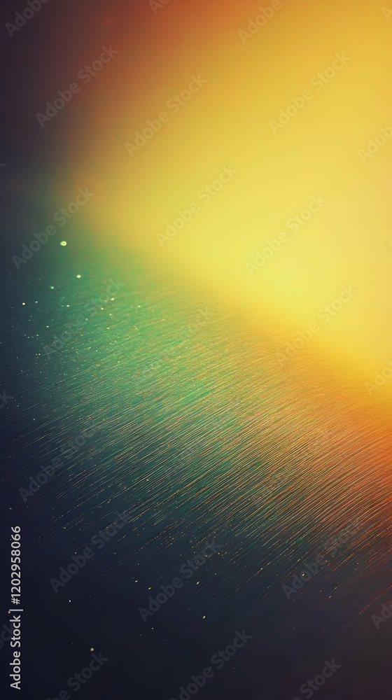 Poster abstract background with gradient colors and textured lines creates a dynamic visual.