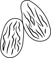 Spices coloring page
