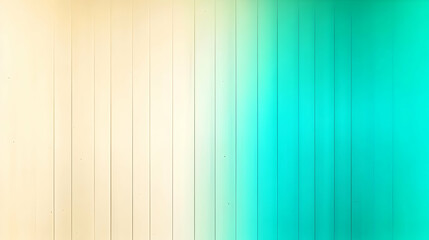 Obraz premium Beige and Teal Wood Panels Form a Gradient Background Texture for Design Projects.