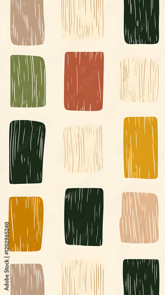 Poster abstract background illustration of rectangular shapes