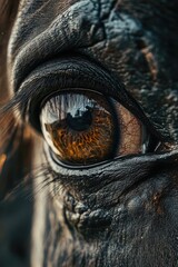 Horse's Eye Close Up