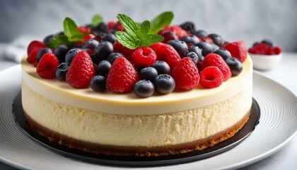 ミックスベリーのクリームチーズケーキ6