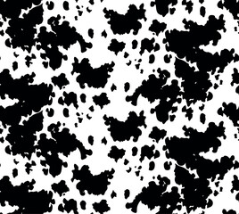 black and white animal print,cow print pattern