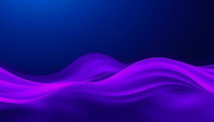 Vivid Purple and Ultraviolet Tones on Teal Gradient Waves