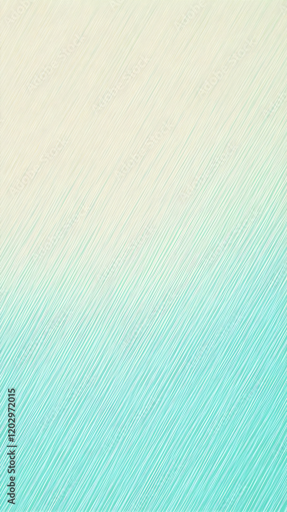 Poster abstract background creates soft teal and cream diagonal lines with subtle texture