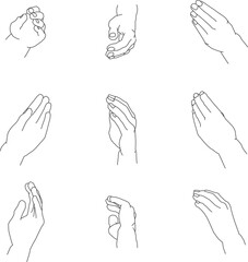 様々な角度から見た包む左手5