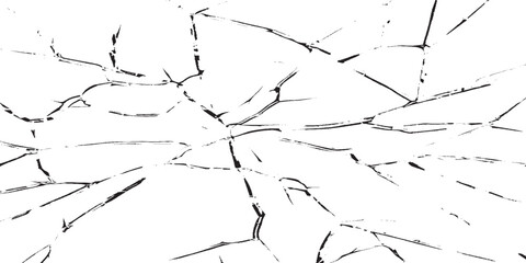 crack concrete white wall or Cement wall background. Earth cracks texture on isolated vector background.
black lightning bolts.