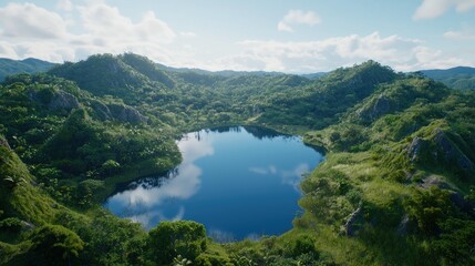 Tranquil Tropical Lake