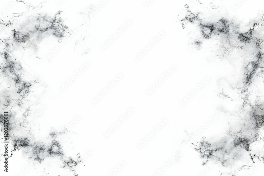 Poster abstract black and white fractal background creates a unique visual experience with intricate patter