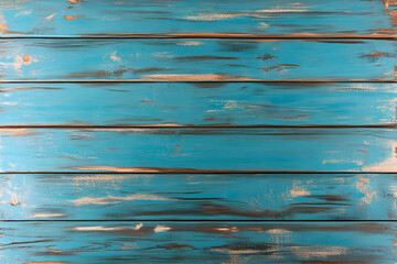  Weathered Blue Wooden Planks with Rustic White Paint Texture