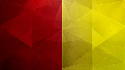 Obraz premium Red and Yellow Abstract Background Creates a Dynamic Visual with Geometric Shapes and Lines