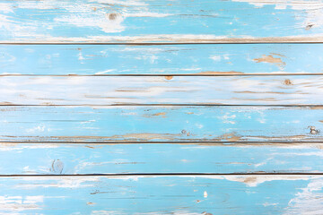  Weathered Blue Wooden Planks with Rustic White Paint Texture
