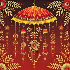 background with flowers