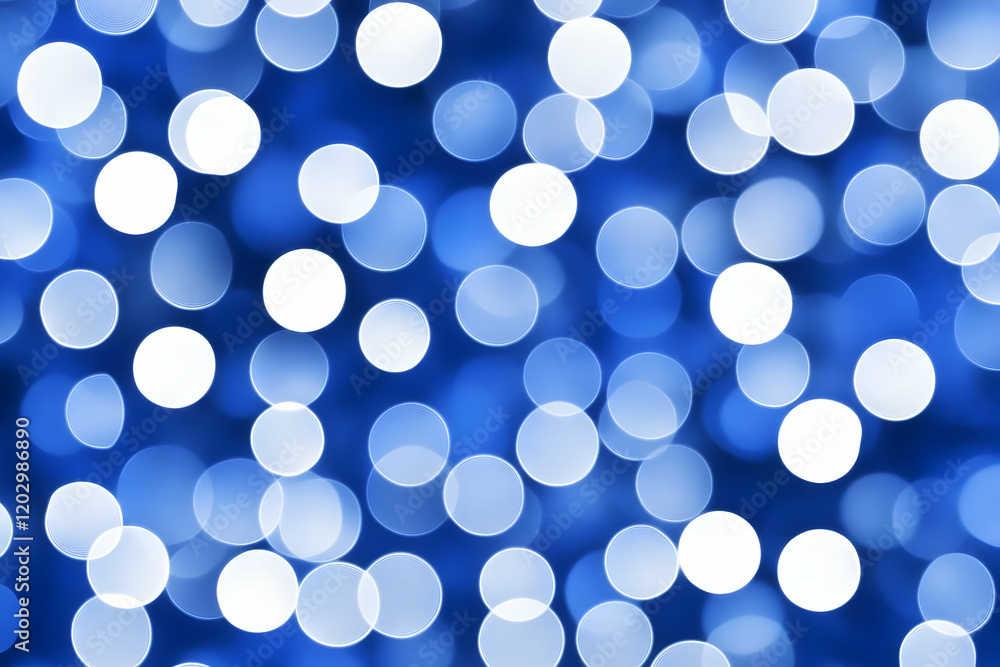 Poster abstract blue bokeh background image