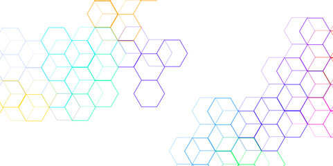 Abstract sketch of a building with lines, Abstract background. Vector abstract futuristic architecture concept with digital geometric connection lines. vector. technology communication data Science.