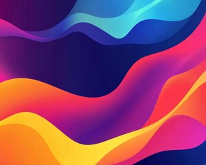 Fototapeta premium A dynamic abstract gradient background.featuring vibrant, contrasting colors and fluid shapes.emphasizing energy and movement.ideal for sports and fitness content