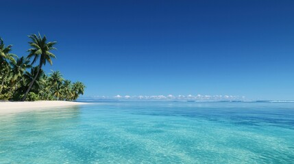 Fototapeta premium Tranquil Tropical Beach Paradise