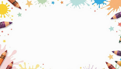 blank certificate design for a coloring competition