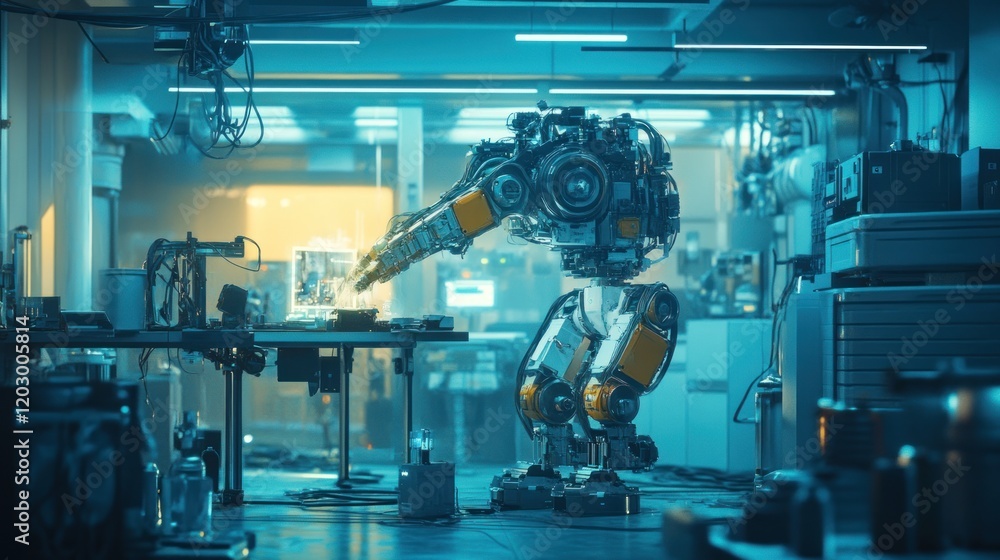 Poster Advanced Robotic Arm Performs Precise Laboratory Task