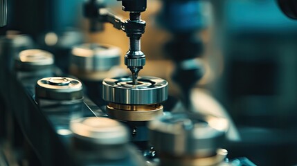 Close-up of connecting rod bearings being lubricated during piston replacement.
