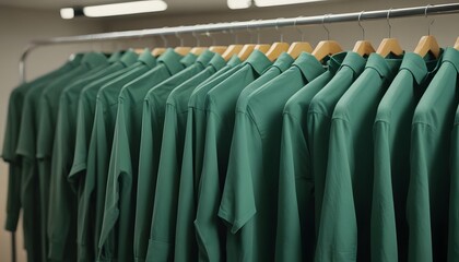 Obraz premium Shop Green Shirts Online Stylish and Comfortable Men's Apparel