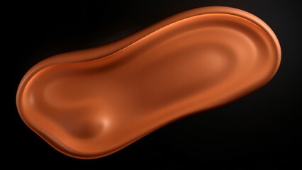 Obraz premium Abstract Brown Liquid Swirl