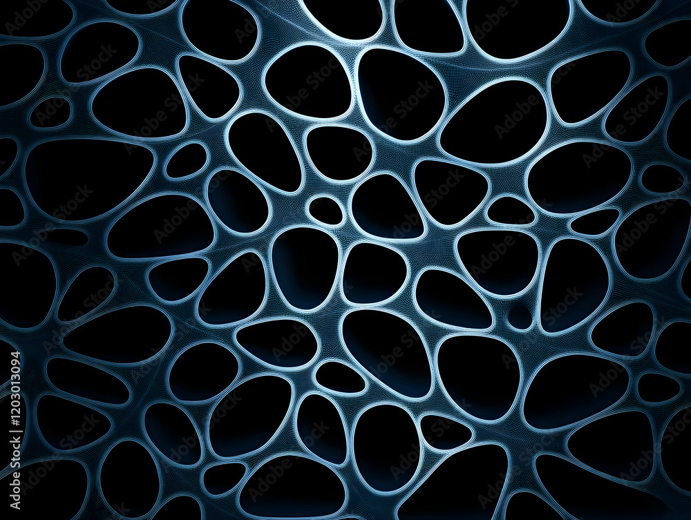 Poster abstract 3d network background