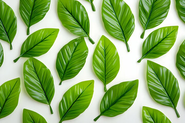 Green Leaf Illustration Background