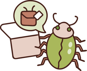 Clean Cybersecurity Icon for Debugging and Quality Assurance
