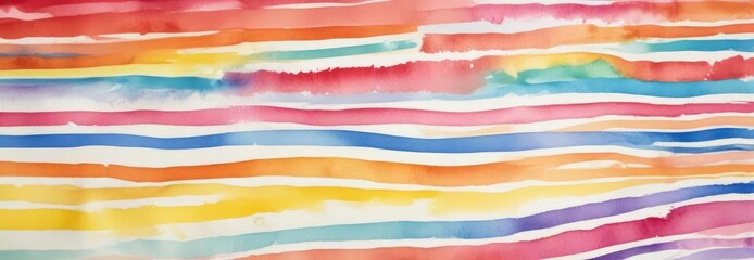 Cheerful and bright rainbow watercolor striped backdrop, abstract, backdrop
