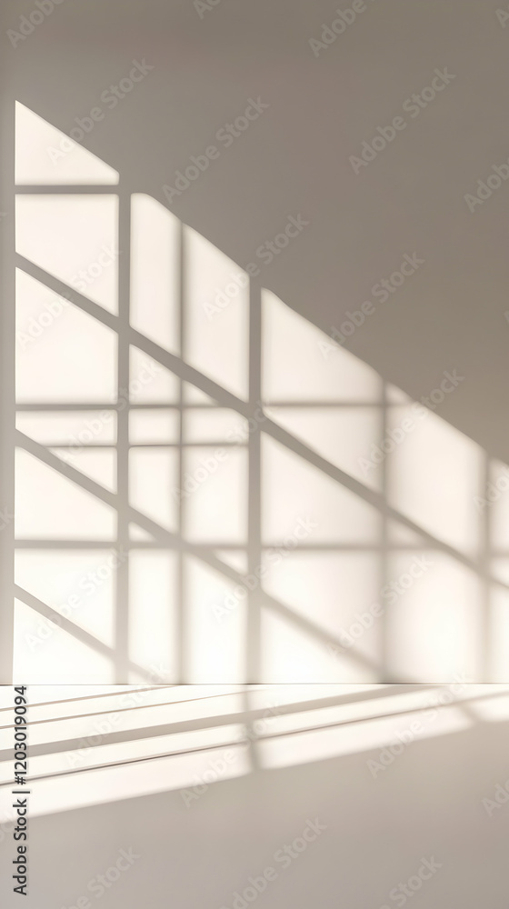 Poster abstract window shadow background