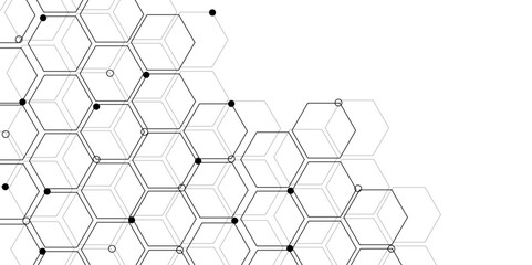 Abstract sketch of a building with lines, Abstract background. Vector abstract futuristic architecture concept with digital geometric connection lines. vector. technology communication data Science.