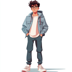 Obraz premium stylish boy