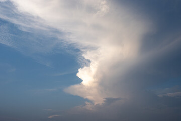 The sky is an unobstructed view upward from the surface of the Earth. It includes the atmosphere and outer space