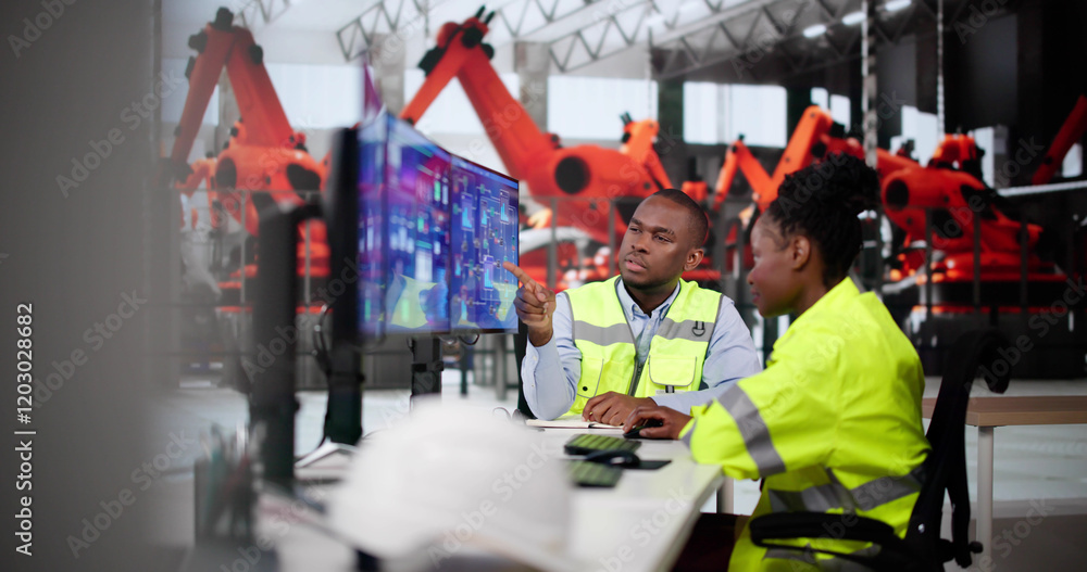 Poster Engineer Operator Using Scada System