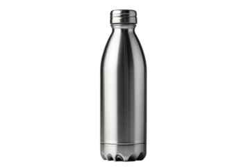 Stainless steel water bottle designed for hydration on the go, ideal for outdoor activities and daily use
