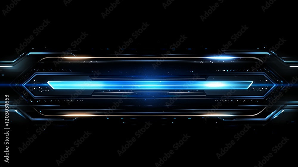 Poster futuristic digital innovation: abstract technology background for hi-tech communication concepts